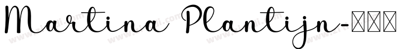 Martina Plantijn字体转换